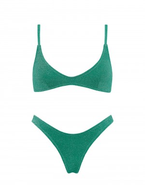 Jaded Sparkle Triangl Maia Women Bikini | TqTekba6