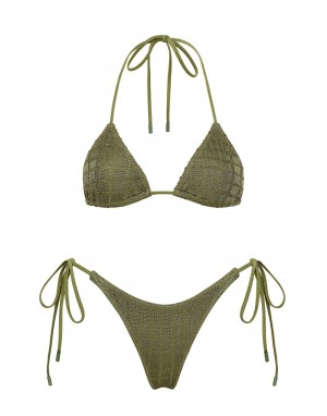 Pine Triangl Vinca Women Bikini | 46nDox6O