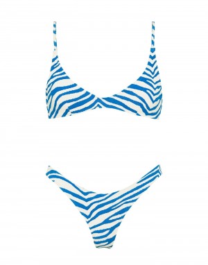 Zebra Splash Triangl Maia Women Bikini | ii3qnr0T